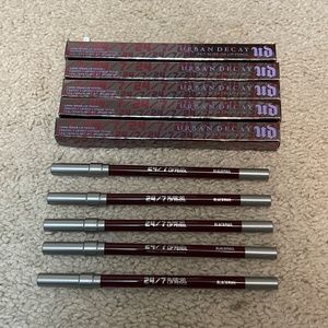 5 x UD Urban Decay 24/7 Glide-On Lip Pencil Lipliner Blackmail NWOB